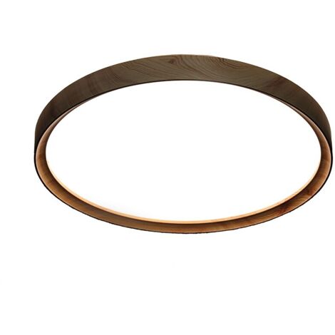 Plafón LED 32W Color Madera - Cambio de Tono de Luz con Interruptor
