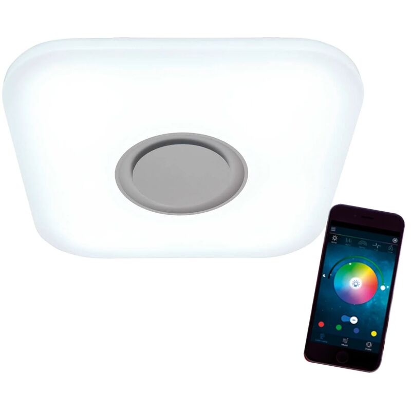 

Lúzete - Plafón Led 36W Musical Cuadrado