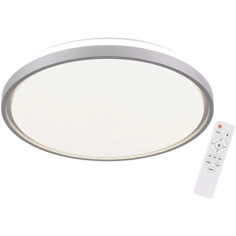 

PLAFÓN LED 38W REGULABLE BLANCO PLATA CIRCULAR TELLUS - Lúzete