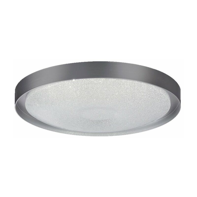 

Plafón LED redondo plata 40cm 24W Aurora
