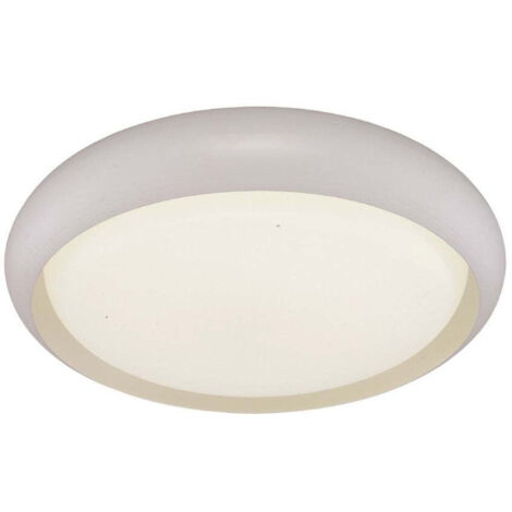 Plafón LED 40W 3000K / 4200K Redondo en Aluminio Blanco