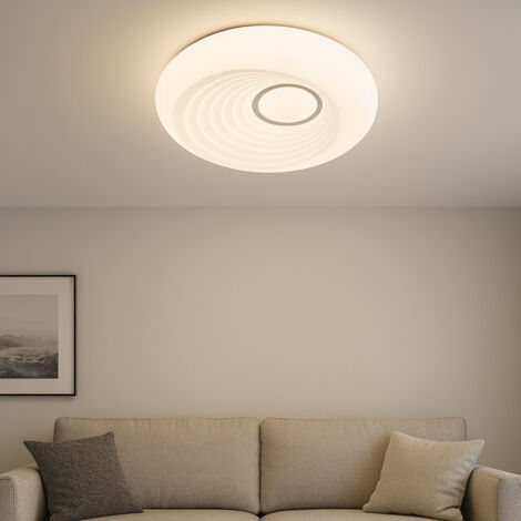 Plafón LED Ø480×90mm 40W CCT acrílico