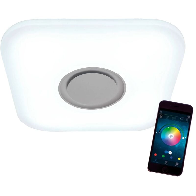 

Lúzete - Plafón Led 48W Musical Cuadrado