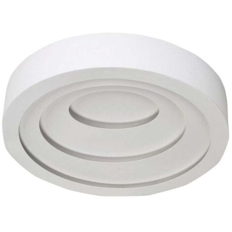 Plafón LED 52W/65W/120W 3000K con Diseño Moderno de Círculos Concéntricos