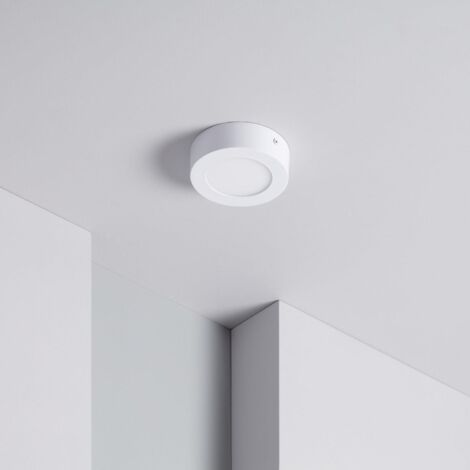Plafón LED 6W Circular Ø120 mm 3000K Blanco Cálido