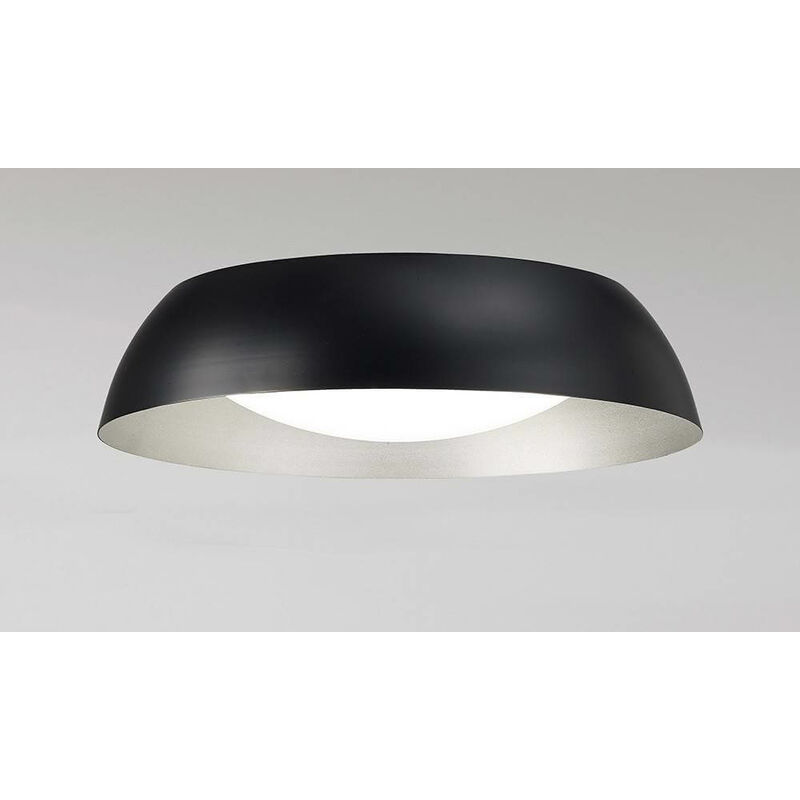 

Plafón LED Argenta Small 18W 3000K, 1800lm, negro mate / plateado / blanco arílico