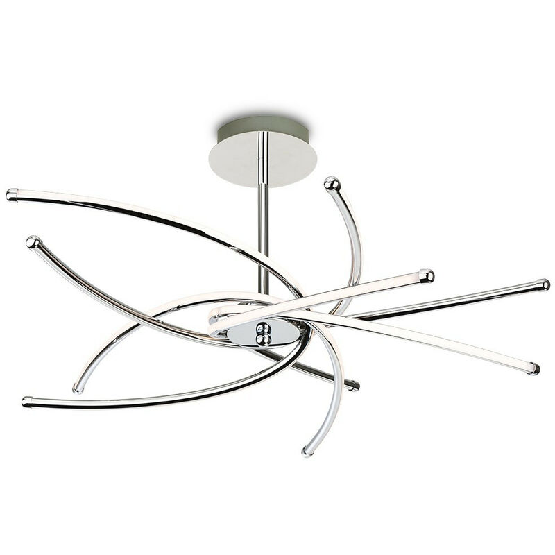 

Caprice - Luz LED semi empotrada integrada Cromado - Firstlight