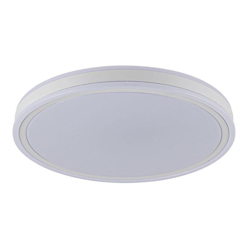 Plafonnier LED circulaire, Targes, 80 W, 3 CCT, 8800 lm, blanc, ø60 x 6,5 cm Plafonnier LED circulaire, Targes, 80 W, 3 CCT, 8800 lm, blanc, ø60 x 6,5 cm
