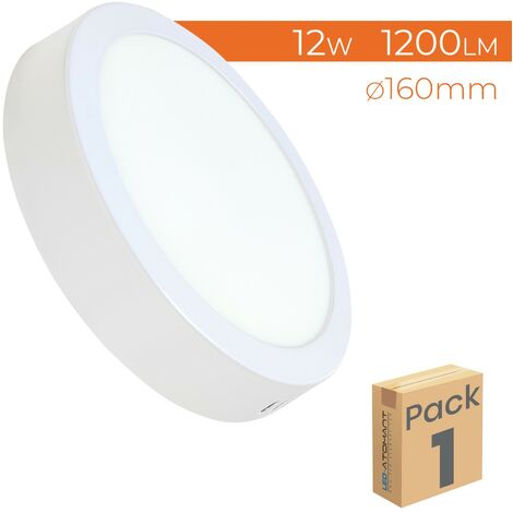 Plafón LED Circular Superficie 12W 1100LM 170mm