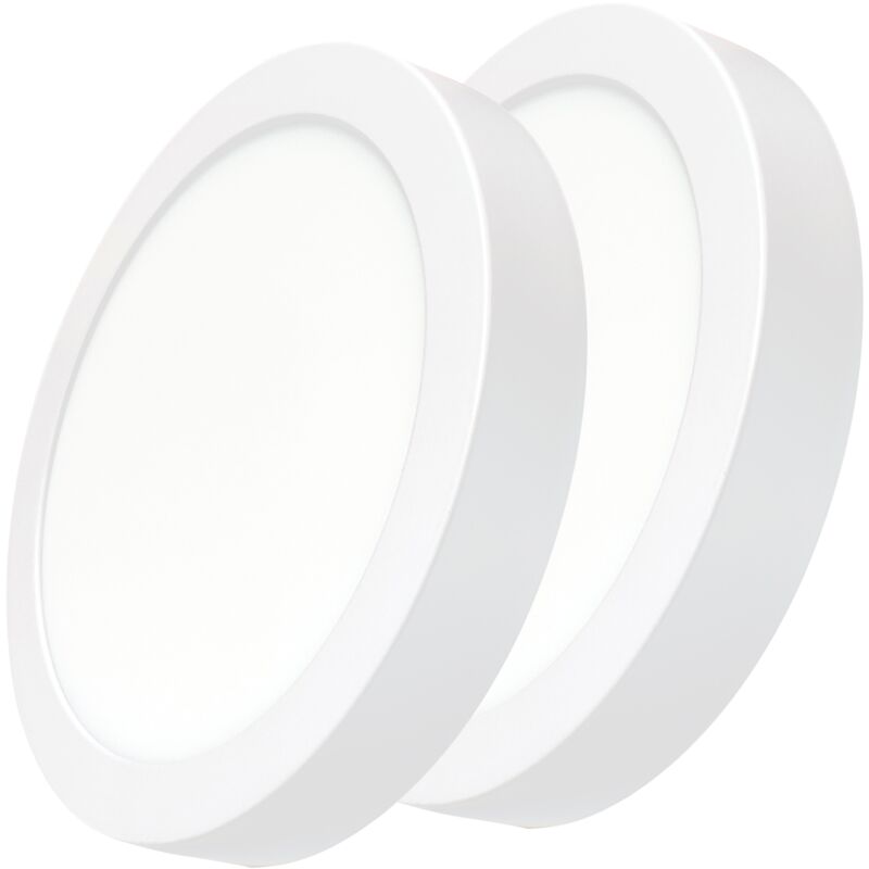 

Plafón LED circular superficie 24W 2200LM 300mm | Blanco Neutro 4500K - Pack 2 Uds. - Blanco Neutro 4500K