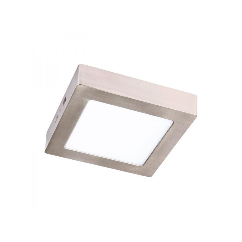 

Plafón LED Cuadrado de Techo Níquel 12W 1160LM Blanco Neutro 4000K - Iluminashop