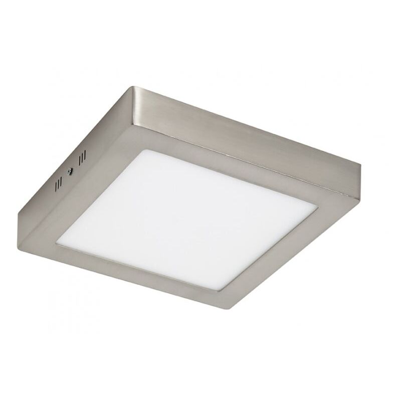

Plafón LED Cuadrado de Techo Níquel 24W 1920LM Blanco Frío 6000K - Iluminashop