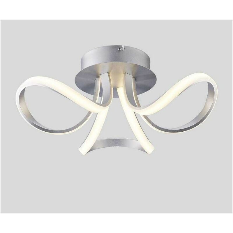 

Plafon DIMABLE KNOT LED 36w de plata-cromo - Mantra