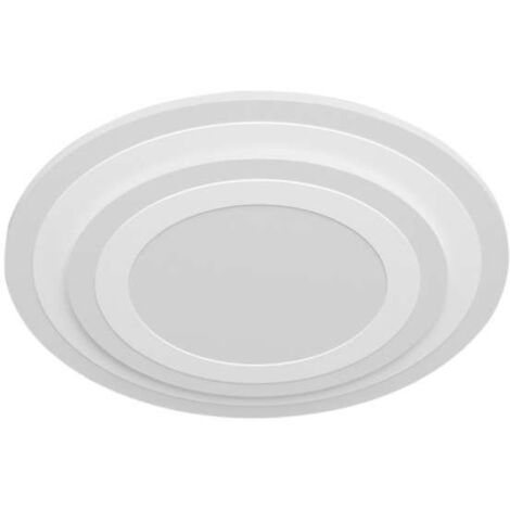 Plafón led modelo Galet acabado blanco, 5cm(alto) 40cm(ancho) 40cm(fondo) .