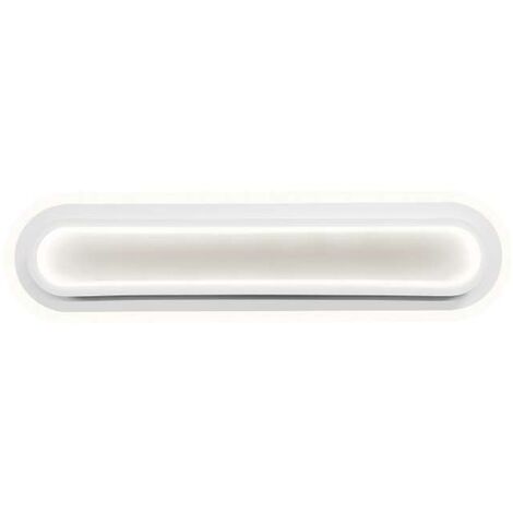 Plafón led modelo Link acabado blanco, 6cm(alto) 58cm(ancho) 15cm(fondo) .