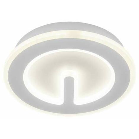 Plafón led modelo Sorrento acabado blanco, 4cm(alto) 20cm(ancho) 20cm(fondo) .