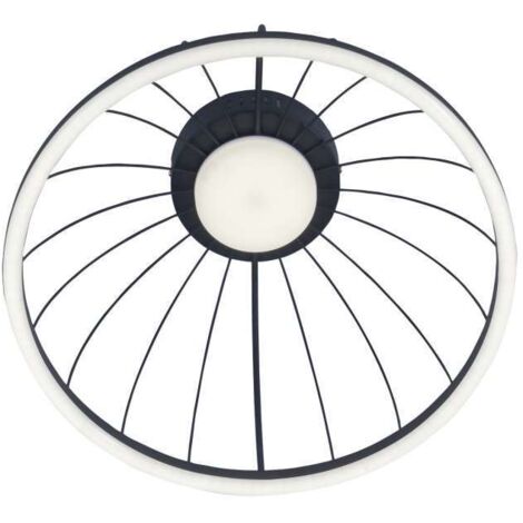 Plafón led modelo Tilda acabado negro, 40cm(alto) 40cm(ancho) 40cm(fondo) .