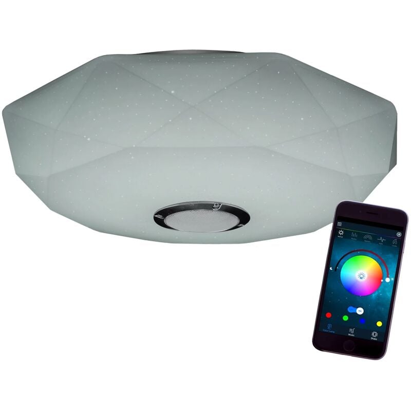 

Lúzete - Plafón Led Musical 50Cm 36W 2700-6500K