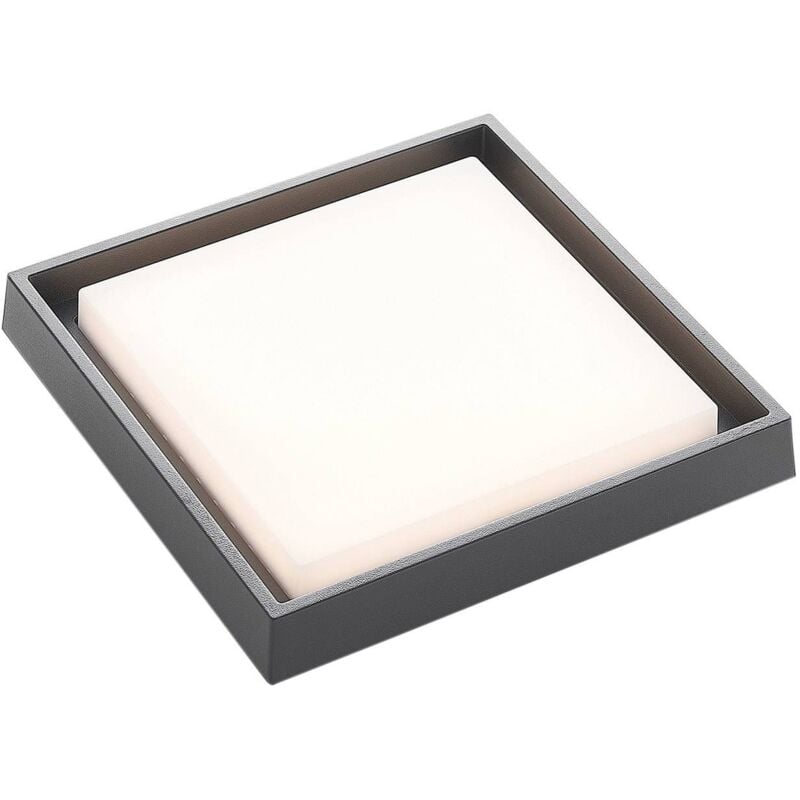 

Plafón LED para exterior Birta, angular, 27 cm