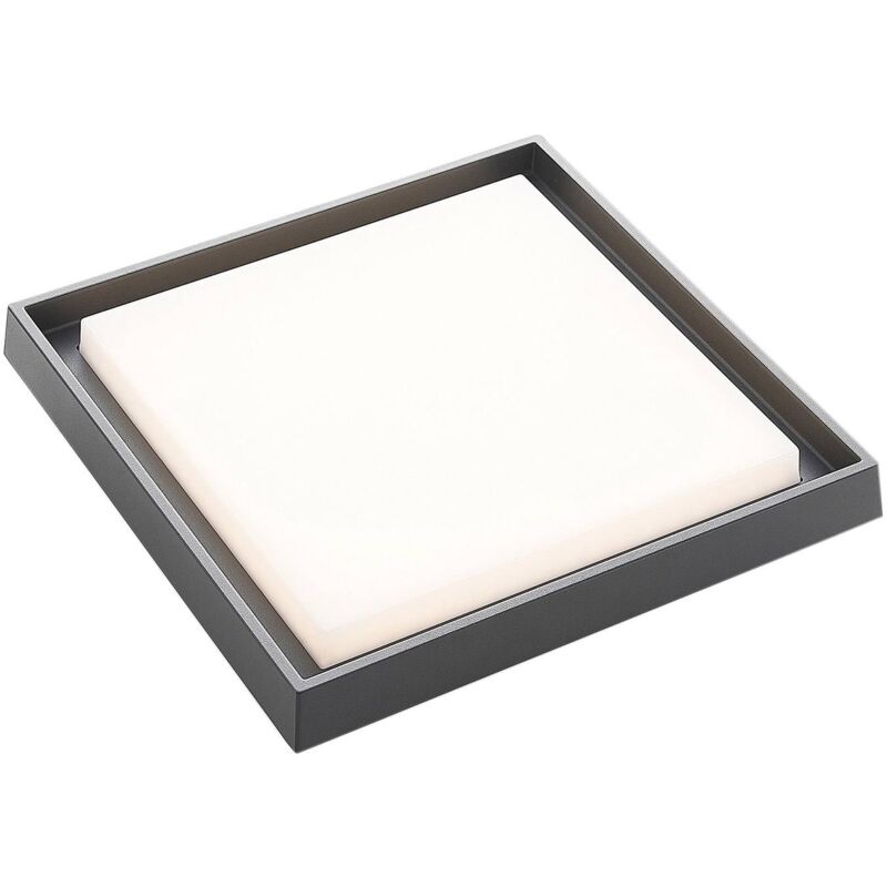 

Plafón LED para exterior Birta, angular, 34 cm