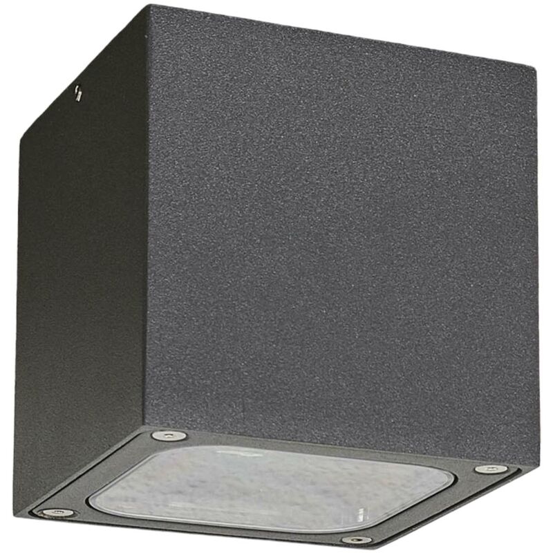 

Plafón LED para exterior Tanea forma cúbica, IP54