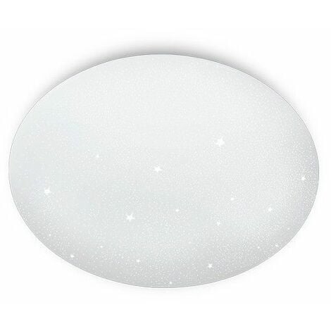 Plafón LED SMD 2835 regulable "Sever" redondo de estrellas con mando a distancia (100W 3CCT 6600lm) IP20 Ø80cm fabricado en alum