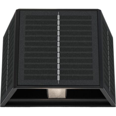 Plafón LED solar Up&Down 3,3 W Negro – Estilo moderno – Century