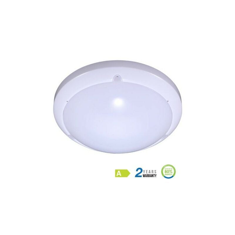 

Plafón led superficie con detector de presencia 16W 100° IP54 Temperatura de color - 6000k Blanco frío
