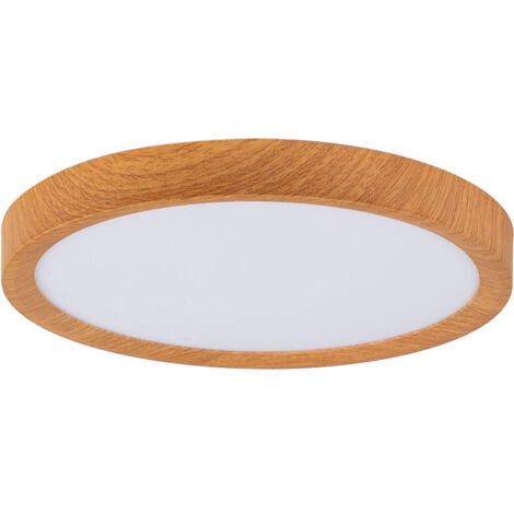 Plafón LED Techo Circular CCT 18W - IP40 - Madera