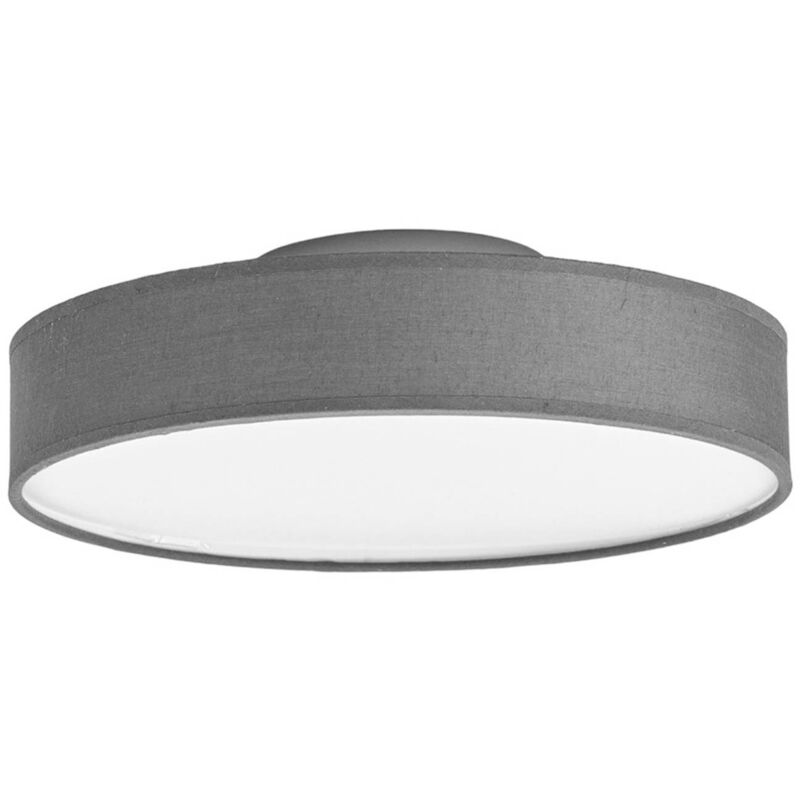 

Lámpara de techo LED de tela Saira, 30 cm, gris
