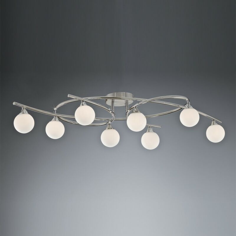 

Plafón Lotto (8 luces) | Cromo
