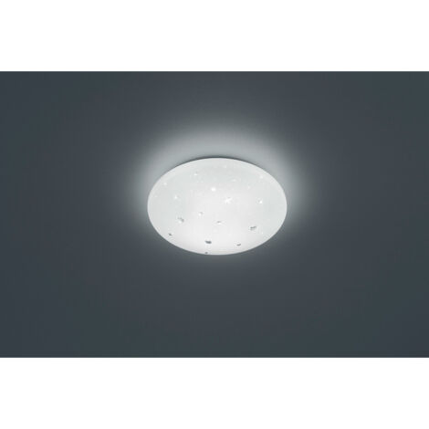 Plafón Moderno IP44 Led Regulable Achat Ø27 cm Blanco Trio Lighting