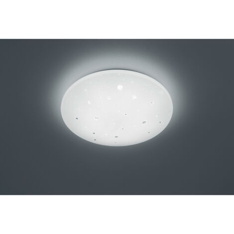 Plafón Moderno IP44 Led Regulable Achat Ø50 cm Blanco Trio Lighting