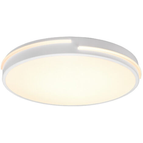 Plafón moderno Tacoma Blanco Led Dimmer 24w Ø40 cm Trio Lighting