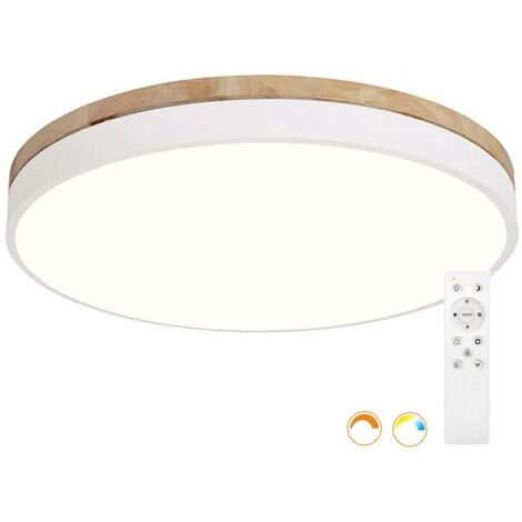 Plafón MOON, 49W, 500mm, CCT, mando+APP, Blanco dual, regulable