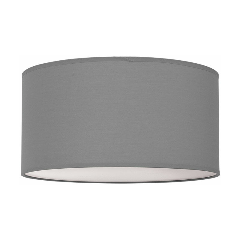 

Lámpara Plafón De Tela Modelo Nicole Ø40 Gris
