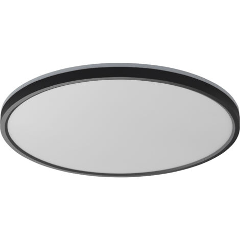 Plafón OSONA negro LED 32W+8W Ø40 selector CCT&dim