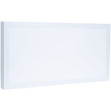 Plafon Panel LED De Superficie 60x30cm 24W 2150 Lumens - Blanco Cálido