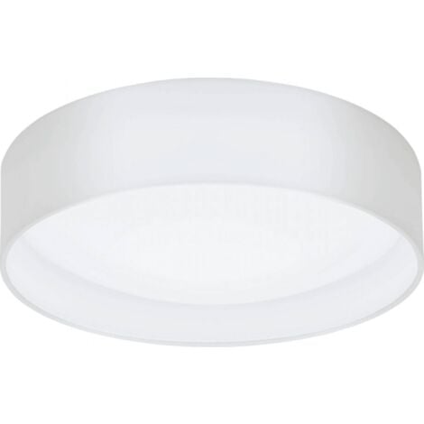 Plafón Pasteri Led Pantalla Lino Blanco Ø32 Cm Eglo