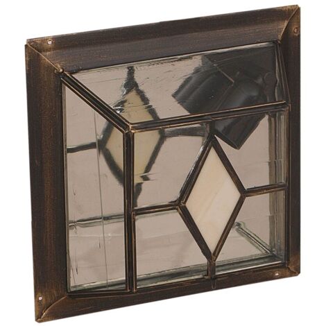 Plafon pequeño califa 1xe27 oro viejo/beis 10x25x25 cm