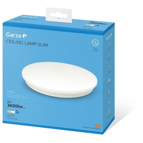 Plafon redondo 32w 45x45x48,8cm 2600lm 6500k diametro 38cm a
