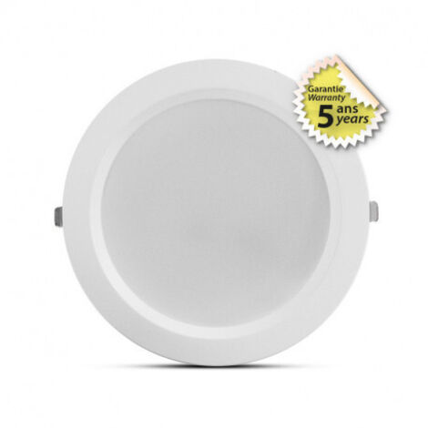 Plafón redondo CCT blanco potencia ajustable ORION ø195mm - 25/30W