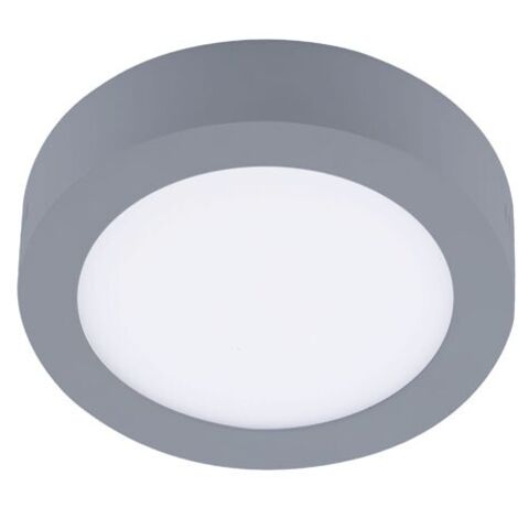 Plafón redondo de superficie LED “Novo” (20W 3000K 1480lm) – Gris
