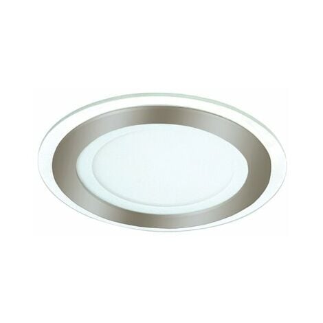 CRISTALRECORD Plafón redondo LED regulable "Kairo Plus" (20W 3CCT 1100lm) – Níquel