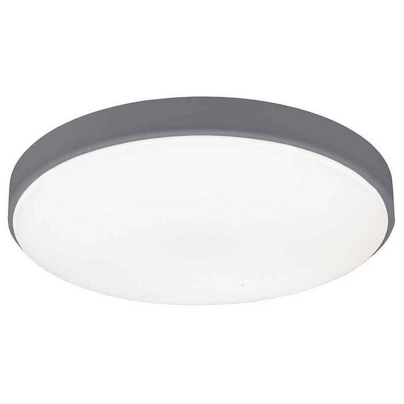 

Plafon redondo modelo BERTIE gris, led integrado 30w ALEMAR