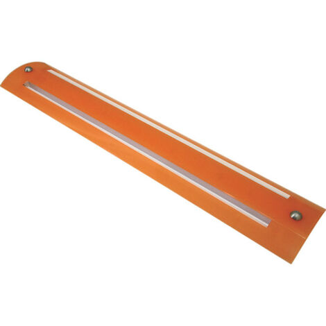 Plafón RUBI retangular 2x24W G5 T5 Naranja