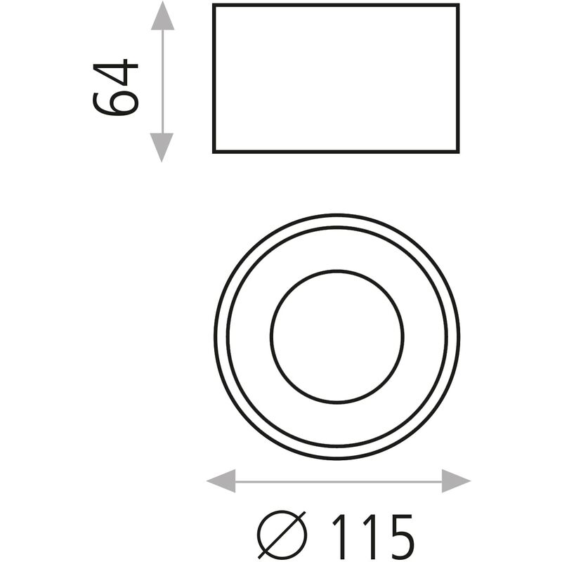 

ACB - Plafón Studio Blanco 1X12W LED