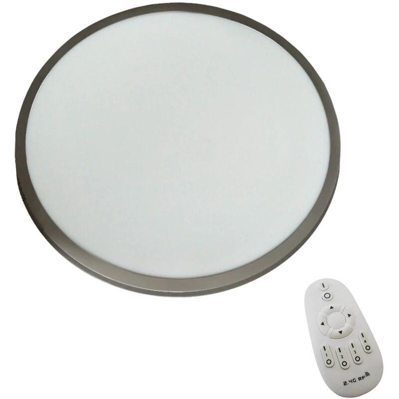 

PLAFÓN SUPERFICE LED EMERY PLATA - Lúzete