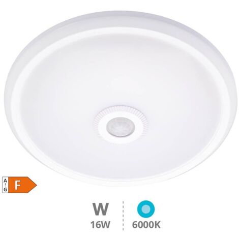 Plafón techo LED Bagori con sensor movimiento 16W 6000K
