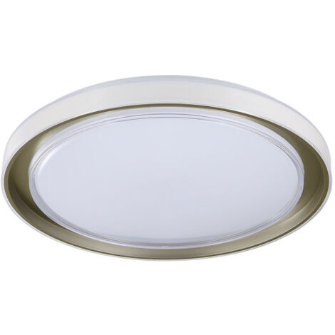 Plafon Tengri 72w 3000-4000-6000k Blanco/Plata 40d Reg.in 6480lm C/remoto